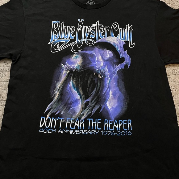 🎸 '16 Blue Oyster Cult Band Don't Fear Reaper 40th Ann. Intense Purple Graphic T - Picture 15 of 15